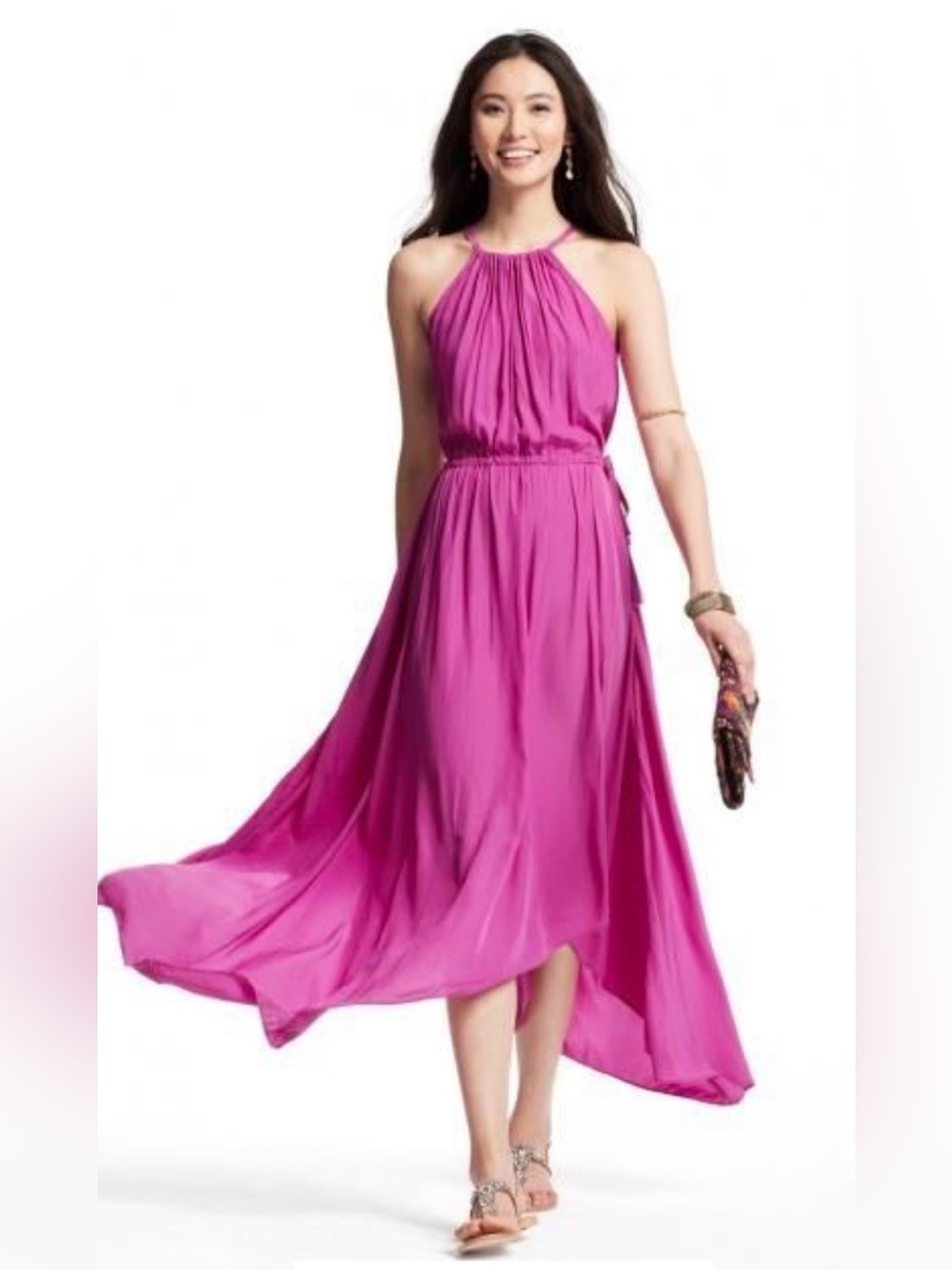 Calypso St. Barth Sarah Asymmetric Maxi Dress